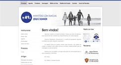 Desktop Screenshot of ministeriocomfamilias.com.br